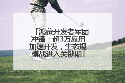 鸿蒙开发者军团冲锋：超3万应用加速开发，生态规模战进入关键期