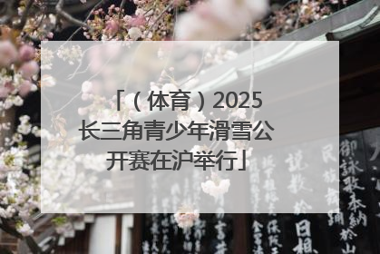 （体育）2025长三角青少年滑雪公开赛在沪举行