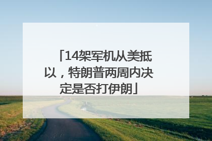 14架军机从美抵以，特朗普两周内决定是否打伊朗