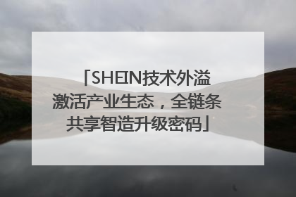 SHEIN技术外溢激活产业生态，全链条共享智造升级密码